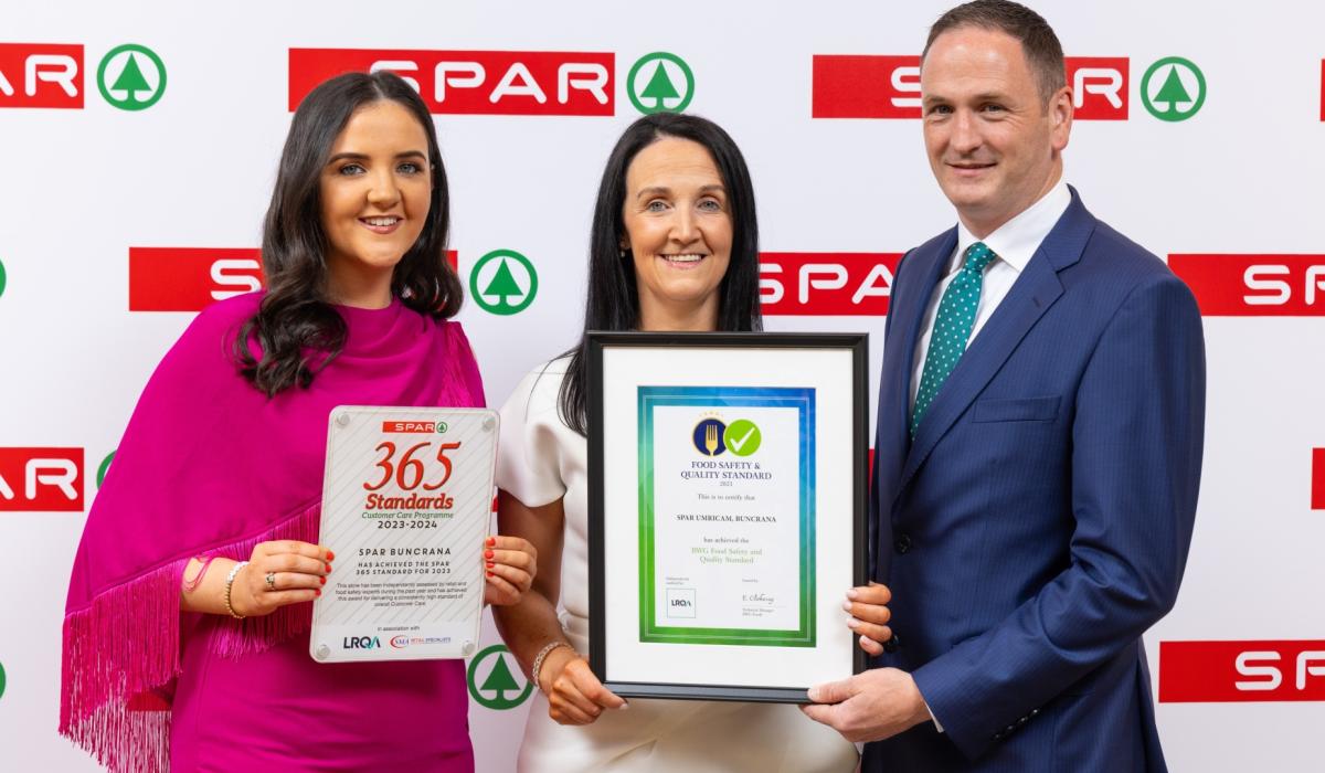 Four County Donegal Spar stores receive top accolade for retail excellence
