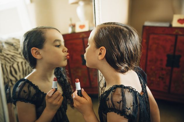Is it inappropriate to let children wear make-up, or just a bit of innocent fun?