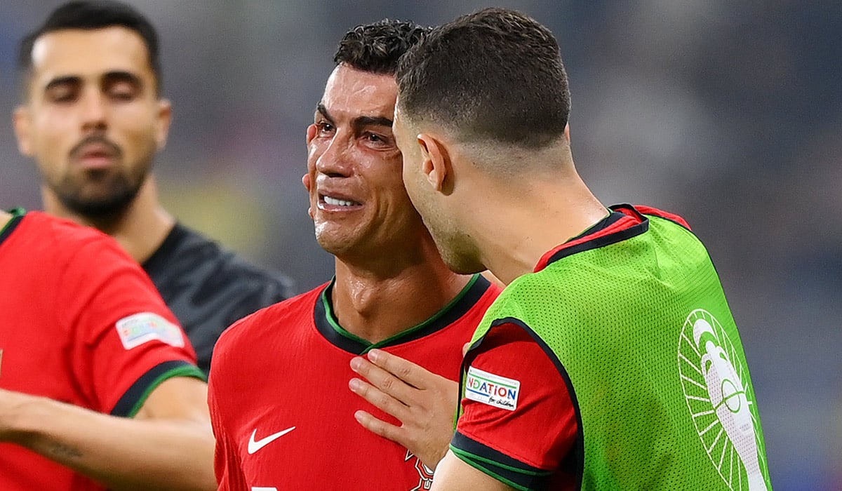 Cristiano Ronaldo breaks silence and reveals why he cried during Euros game