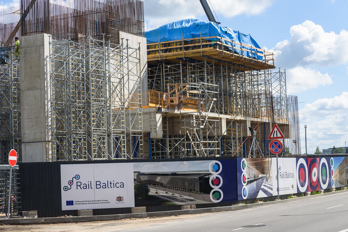 Rail Baltica's construction bill will still rise this year