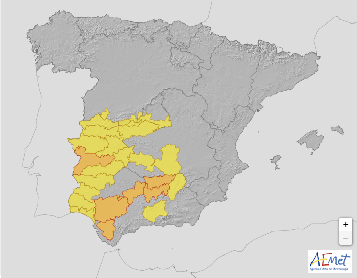 Orange level weather warning in Spain: Highs of 41C in the south as severe heat kicks off the summer season