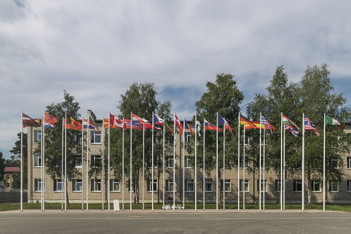 Ceremony marks further strengthening of NATO's defensive presence in Latvia