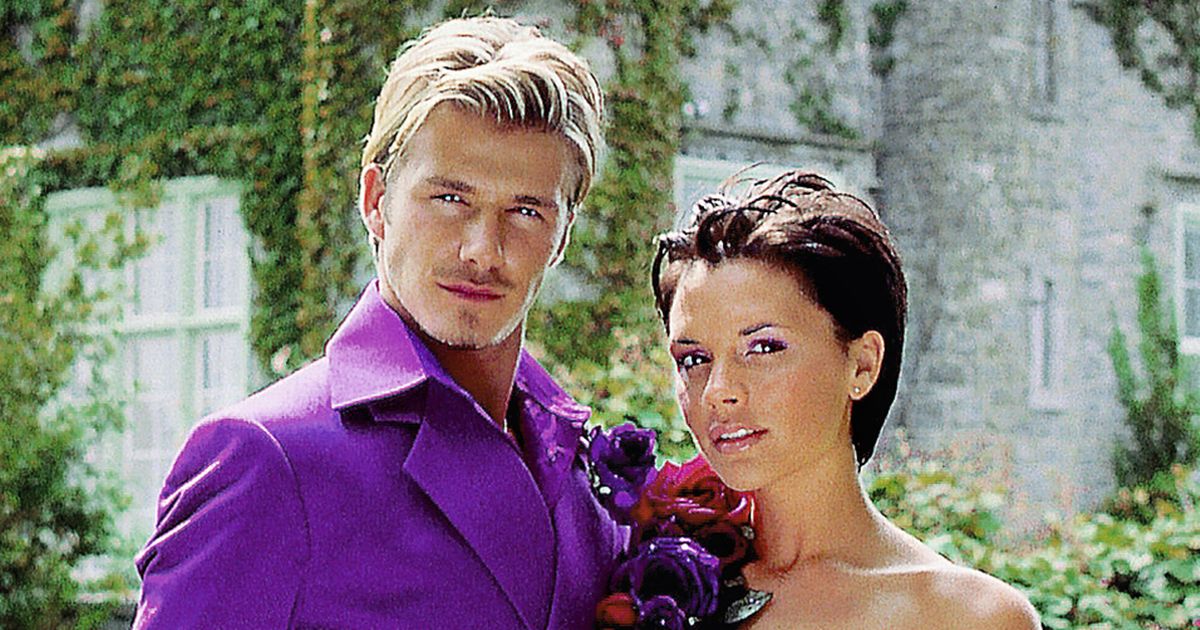 David and Victoria Beckham recreate wedding photo 25 years on