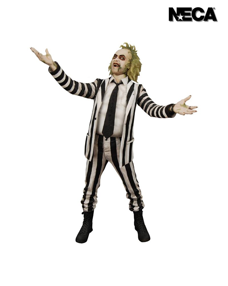 NECA 1/4 Scale Beetlejuice Action Figure with Sound