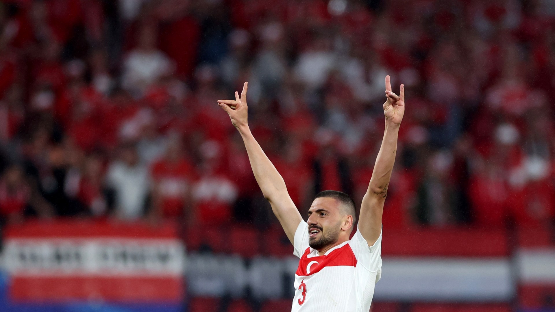 Turkey hero Merih Demiral's two-game ban confirmed after controversial 'wolf salute' goal celebration