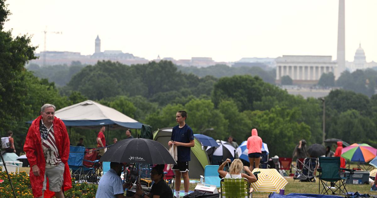 The Fourth of July is a temporary suspension of normality for the US. Nobody mentions Trump or Biden