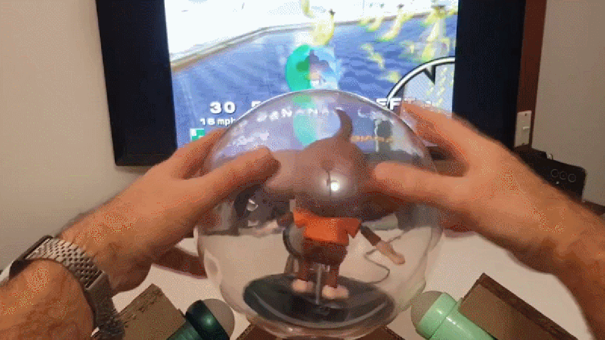 This Real Life Monkey Ball Is My New Favorite Video Game Controller