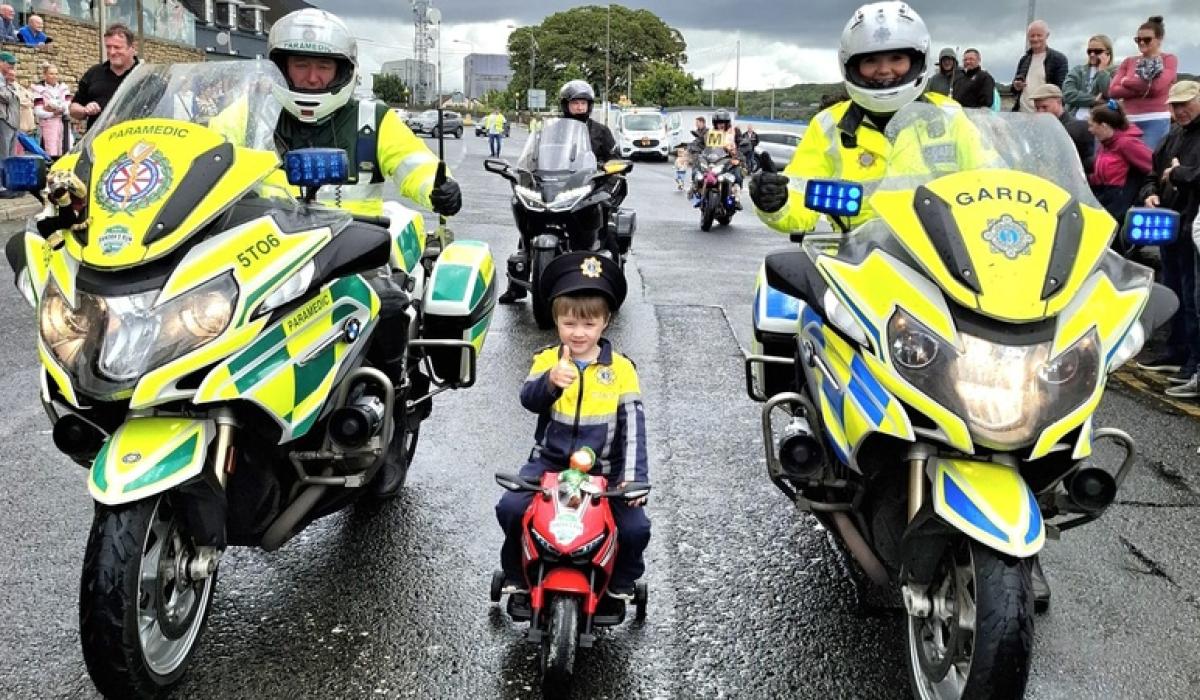 Watch: 300 bikers roll out of Killybegs for 19th Annual Sandra's Run 