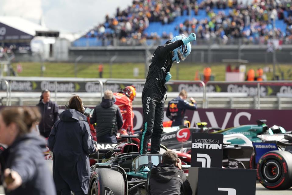 Three cheers for Brits! Russell beats Hamilton to take Silverstone F1 pole with Norris third