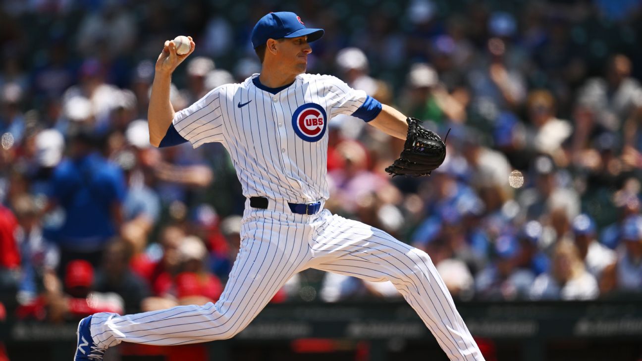 Cubs' Kyle Hendricks exits game vs. Angels with low back tightness