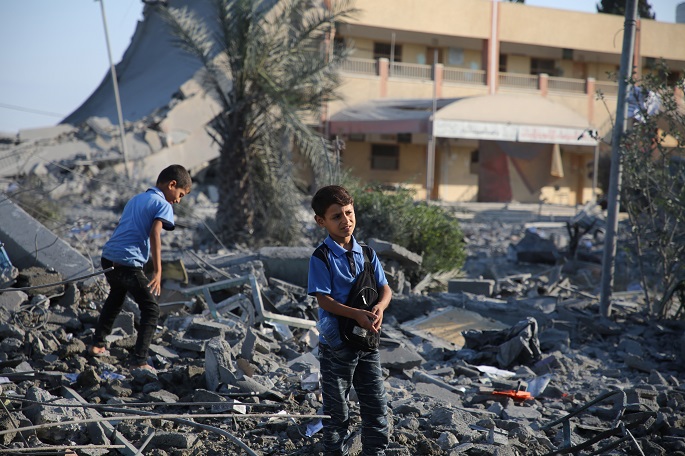 16 killed in Israeli bombing on Gaza displaced people