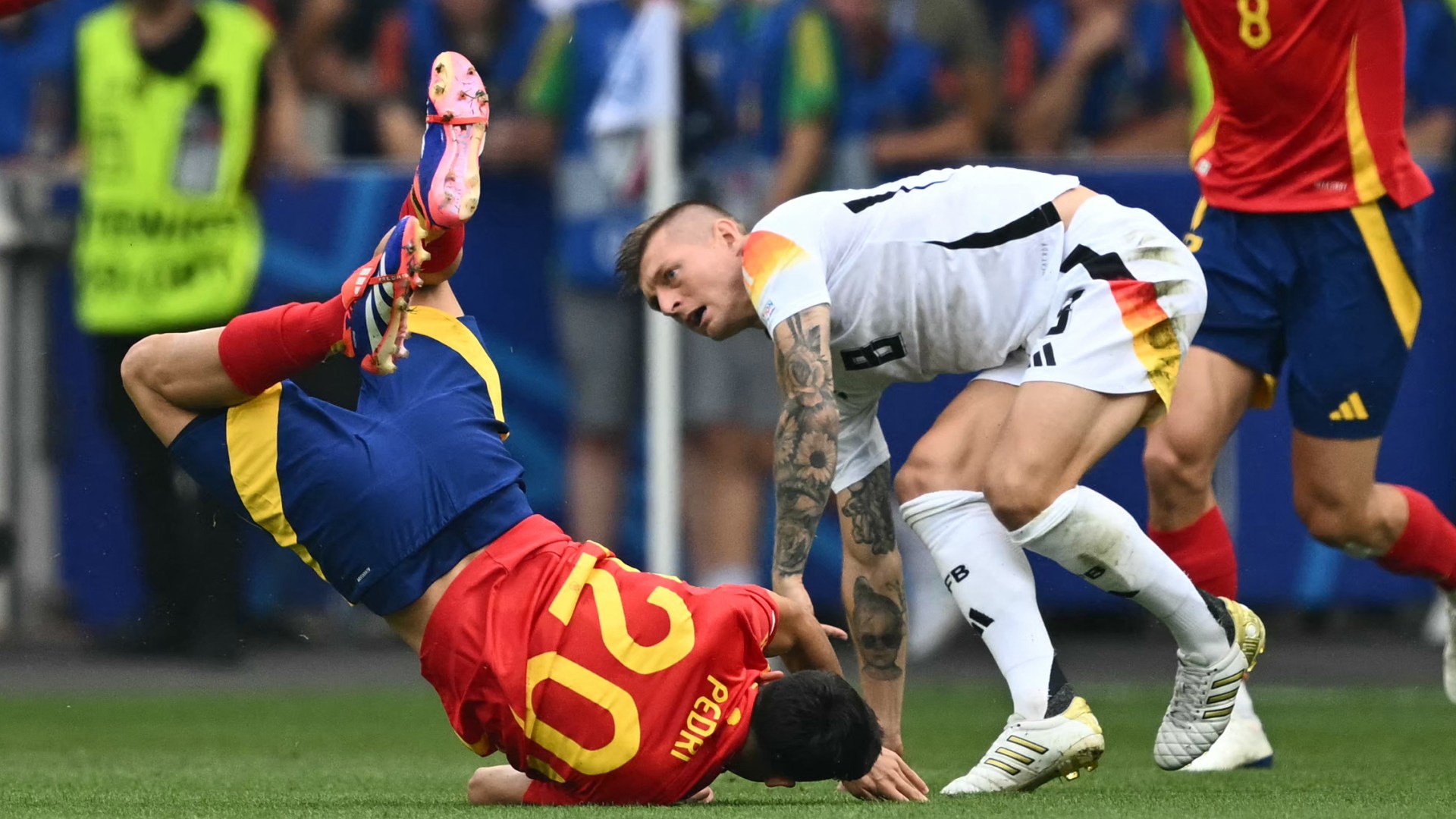 Toni Kroos issues heartfelt apology to 'great player' Pedri following Euro 2024 injury in Germany's defeat to Spain