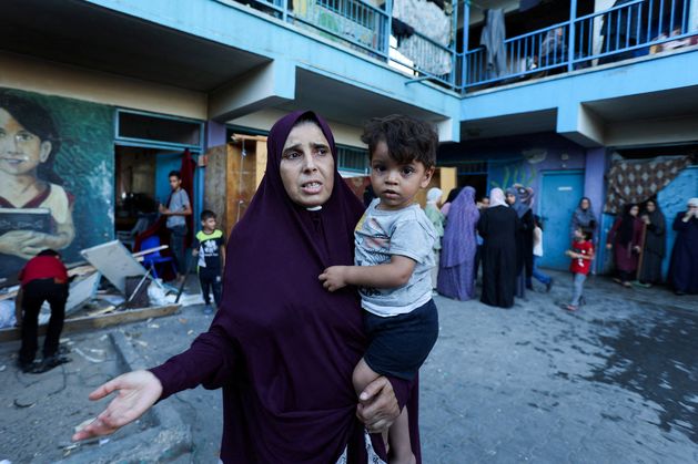 Israeli strike on Gaza school sheltering displaced Palestinian families kills 16