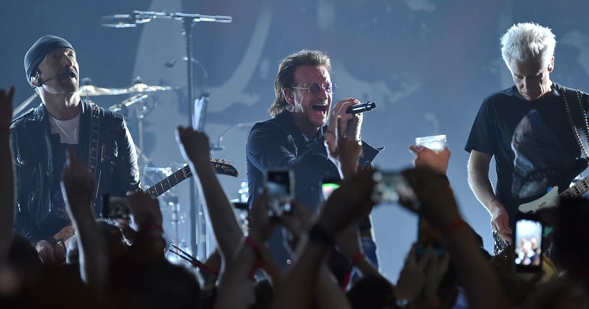 U2 hit top spot as highest-earning band from Ireland or the UK so far this year