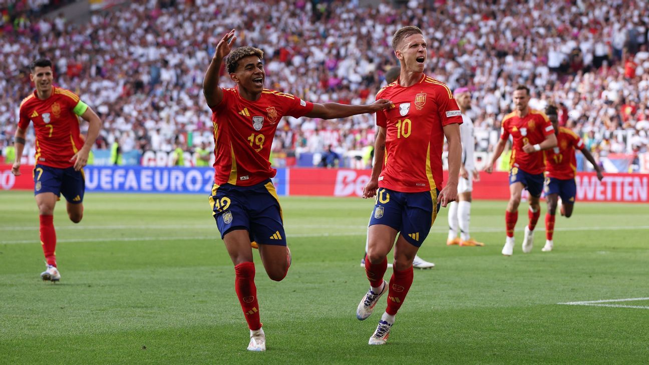 Euro 2024 Power Rankings: Spain still top ahead of semifinals