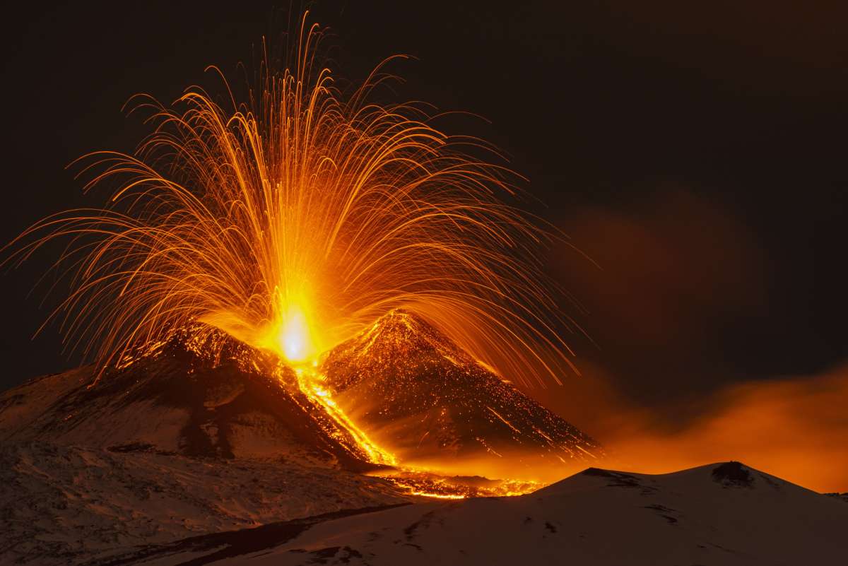 Italy's spectacular Mount Etna volcano continues to create havoc, spurts lava into sky I HORRIFIC VIDEO