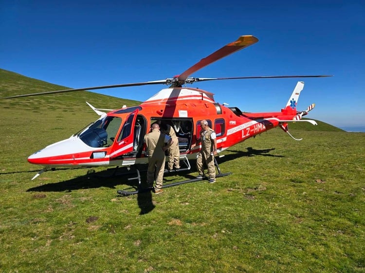 Air Ambulance Conducts First Mountain Rescue Successfully