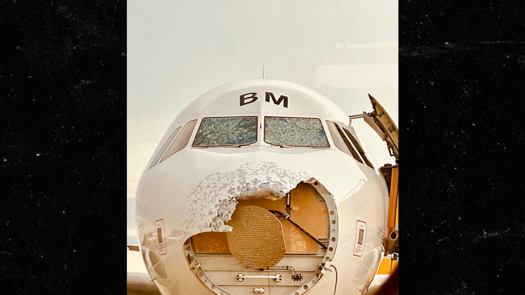 Austrian Airlines Flight Suffers Major Nose Damage in Mid-Air Hailstorm