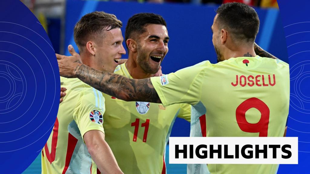 Highlights: Spain finish group B with victory over Albania