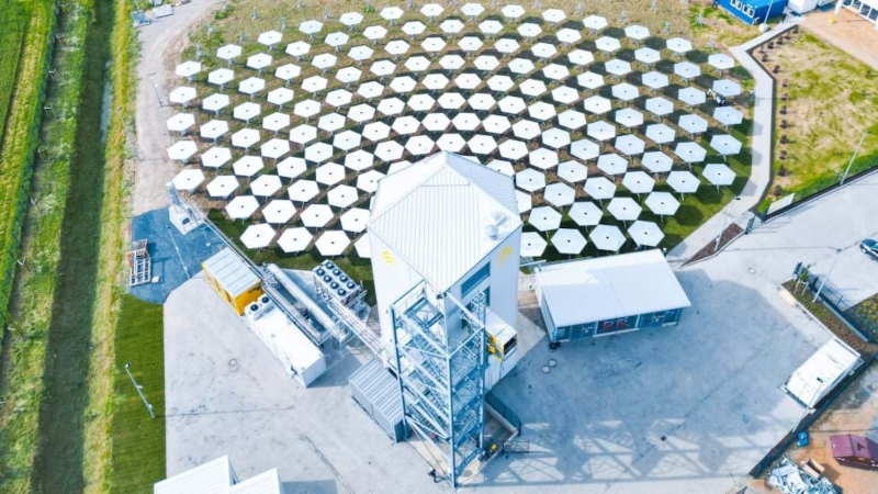 Solar Energy Plant Creates Fuel