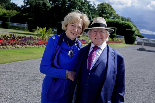 President Michael D Higgins and wife Sabina celebrate 50 years of marriage