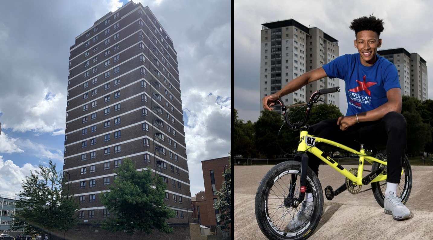 Mural of Olympian Kye Whyte to be painted on Camberwell estate block he used to live in