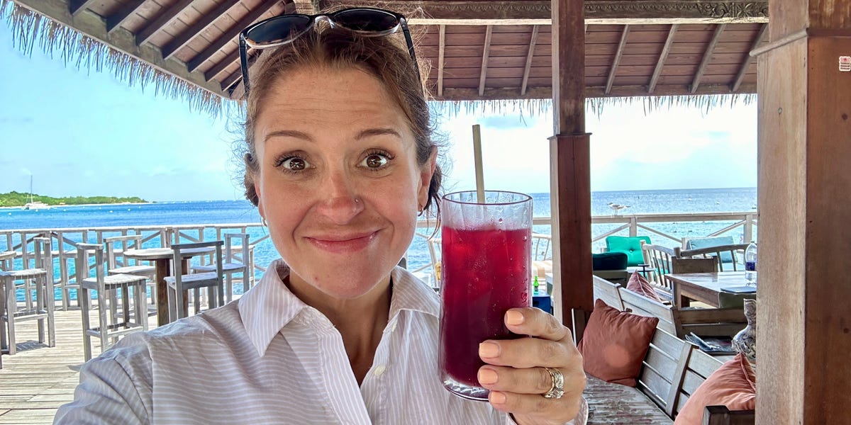I went to an all-inclusive resort 8 months into my sobriety. I stayed sober by drinking mocktails and taking advantage of activities.