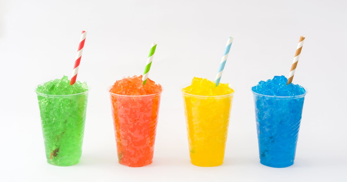 Parents advised not to give slushies to children aged under four
