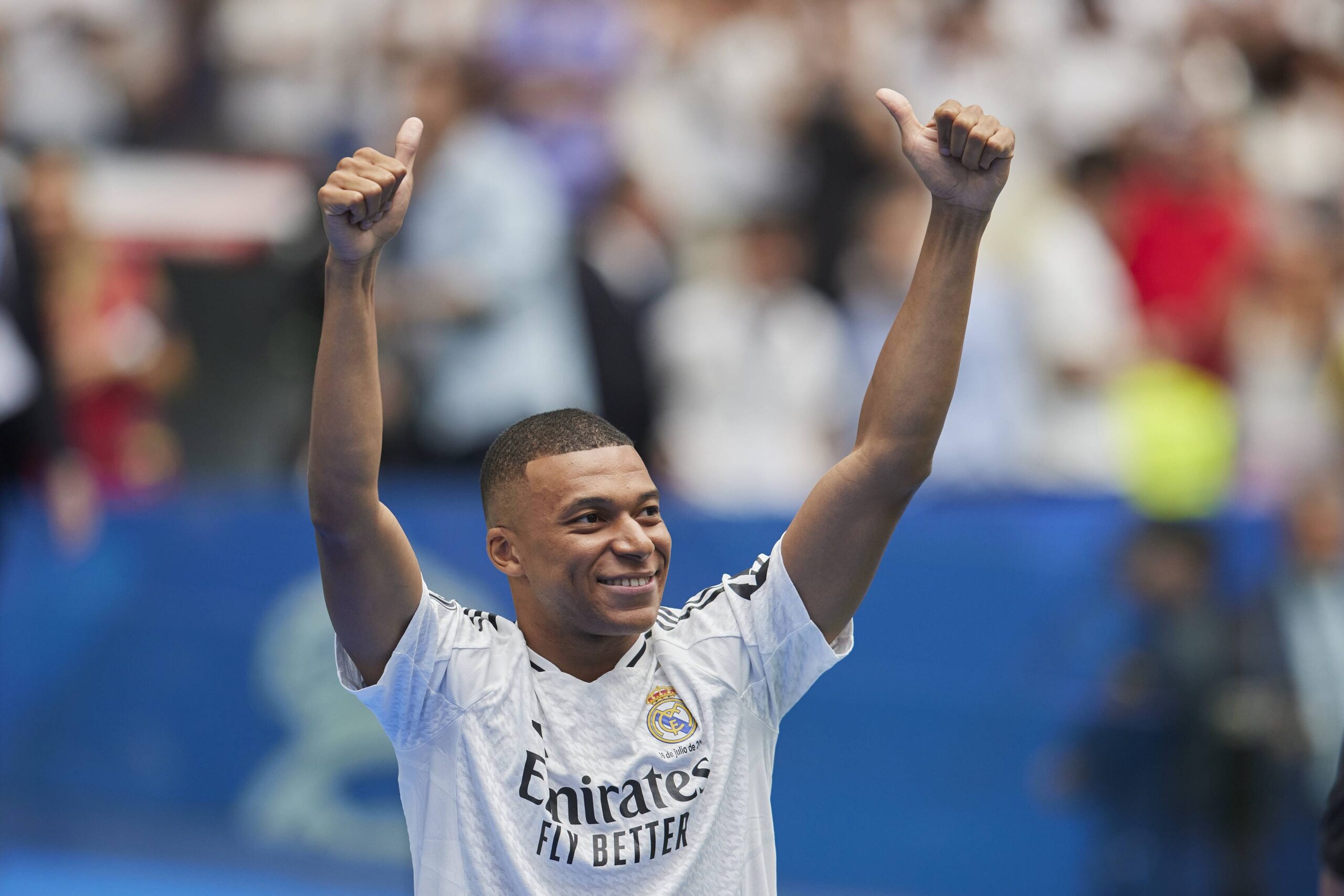 French sensation Mbappe basks in glory as 80,000 excited Real Madrid fans give him raucous Bernabeu Stadium welcome