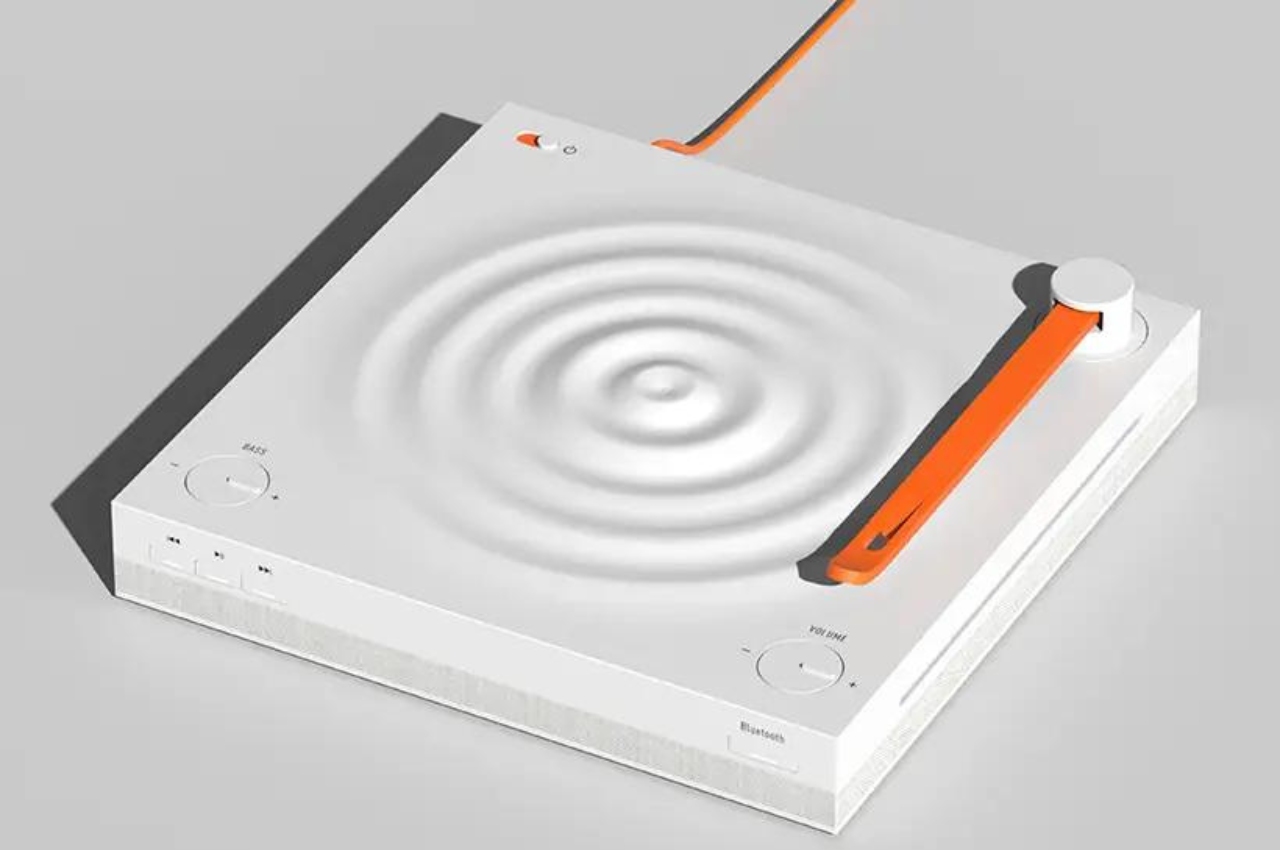 Zen-like music player concept is inspired by vinyl design and ancient Chinese poetry