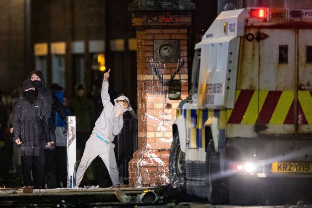 Police pelted with petrol bombs during second night of violence in south Belfast