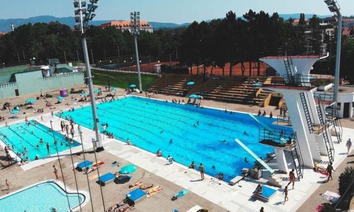 Free pool and museum access in Zagreb due to heatwave