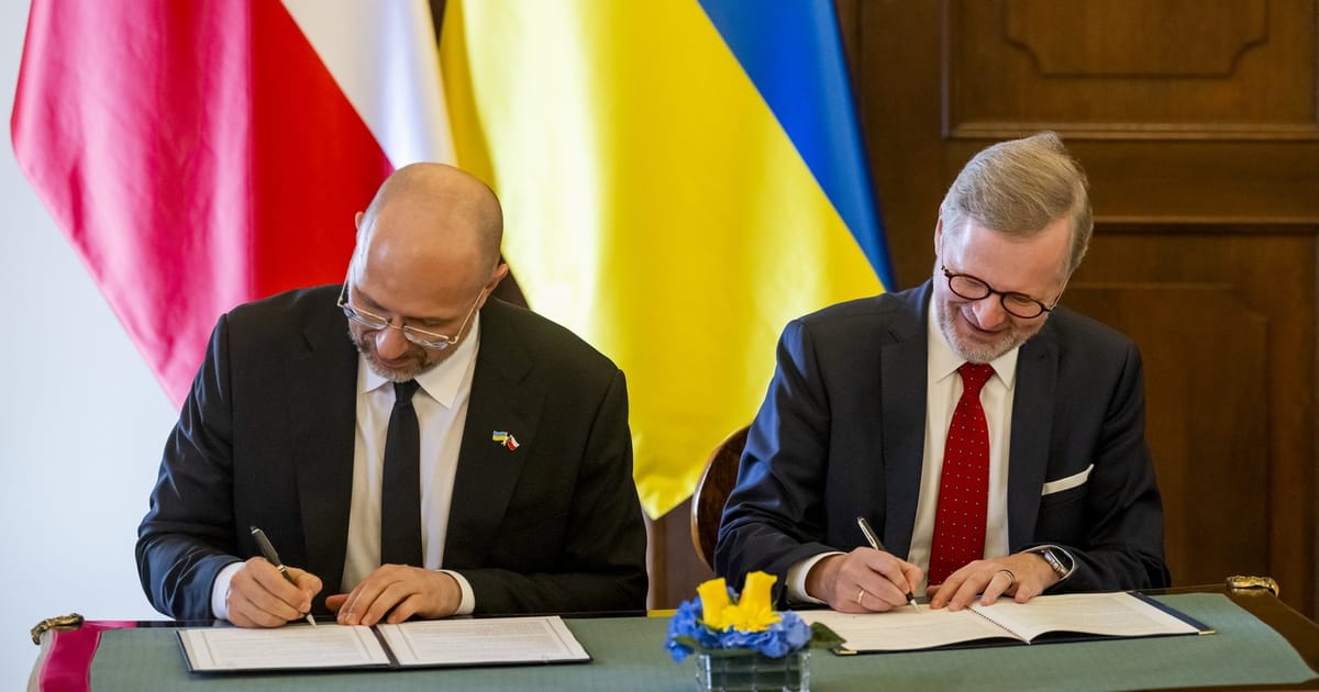 Prague and Kyiv unveil plans to step-up weapons production in Ukraine