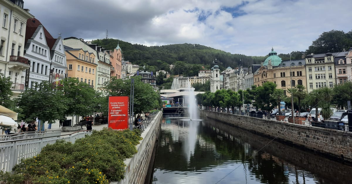 Karlovy Vary: magnificent spa town surrounded by forests