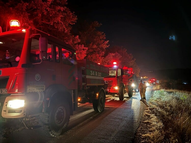 Twenty Fire Trucks, Crews Arrive from Turkiye to Help Bulgaria Fight Fires 