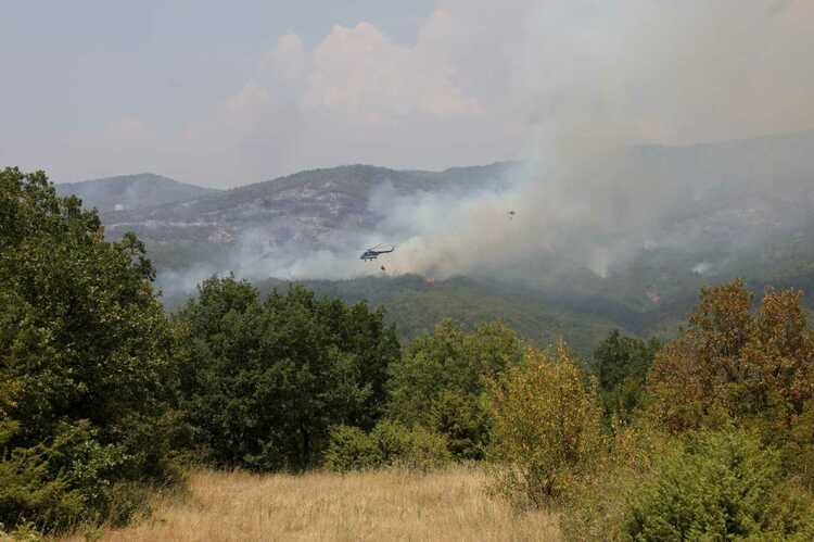 Forest Fires Still Burning in North Macedonia, Human and Technical Resources Fully Mobilized