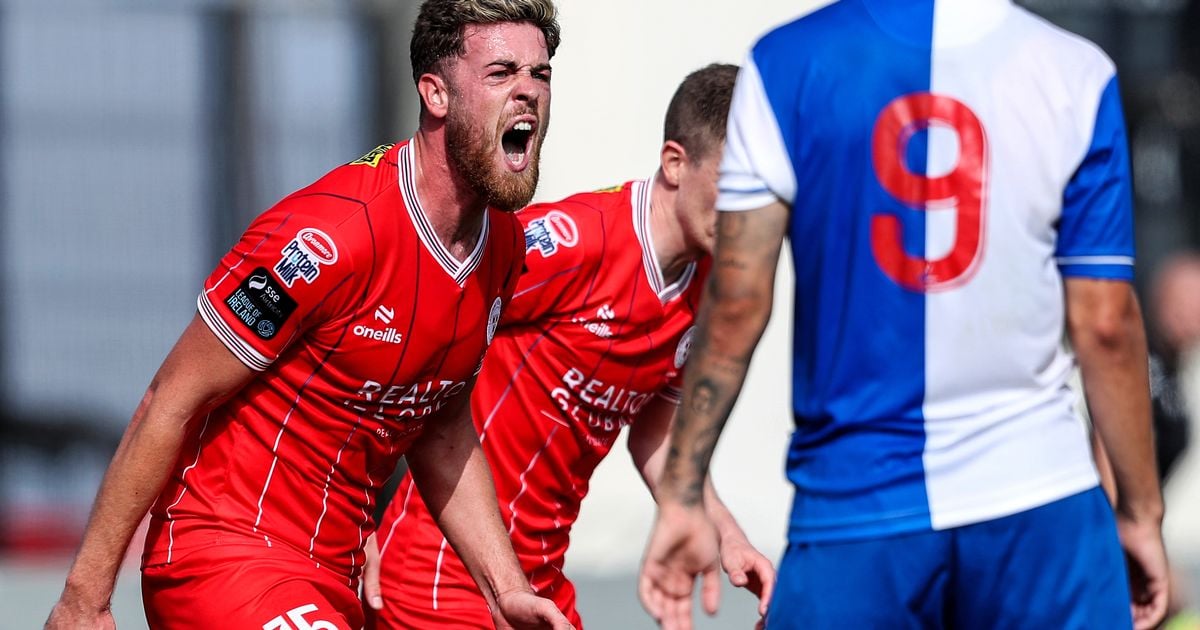 Damien Duff hails Shels star after his star striker suffers busted nose in battle of Gibraltar
