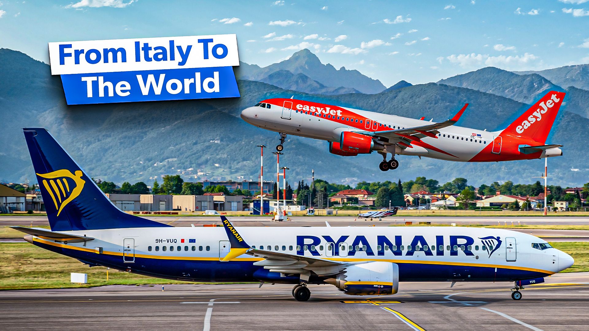 Top 5: The Largest Airlines In Italy By International Seat Availability