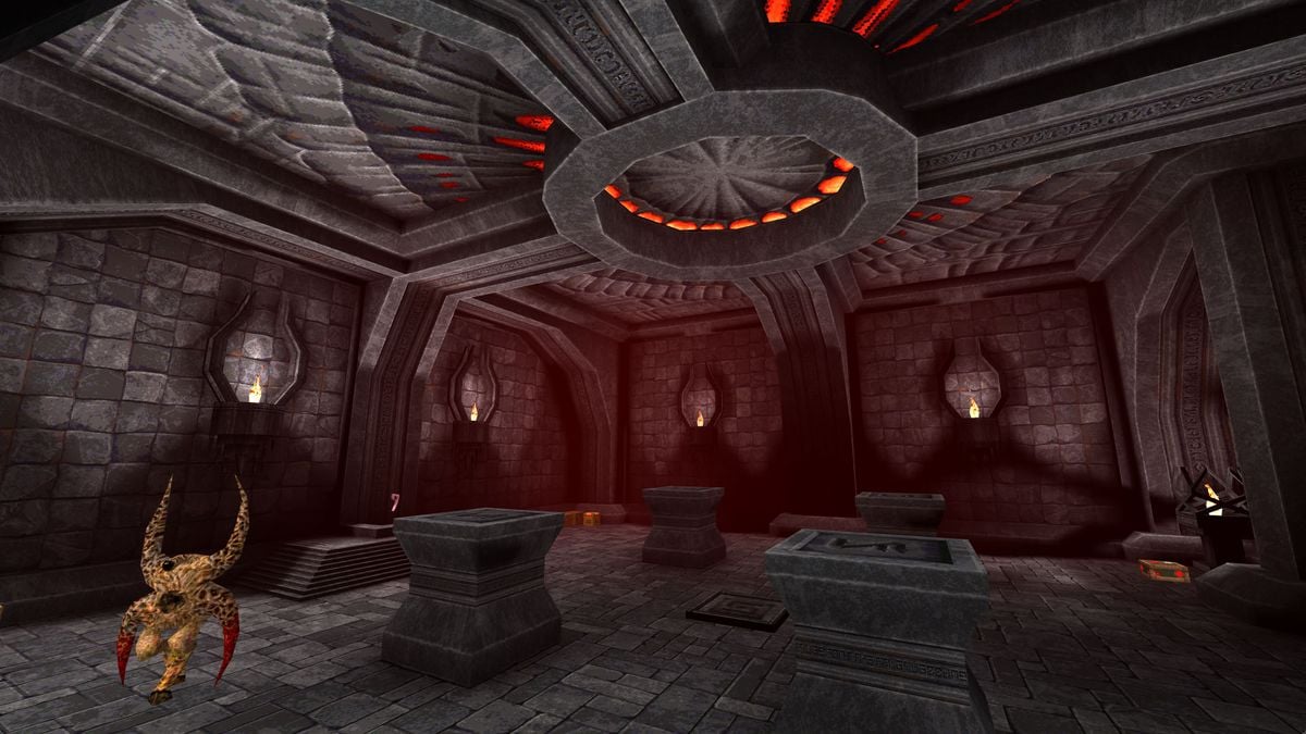 This fan-made Quake level is bigger than the original FPS' chapters, with brutal difficulty that makes Dark Souls look like Peppa Pig