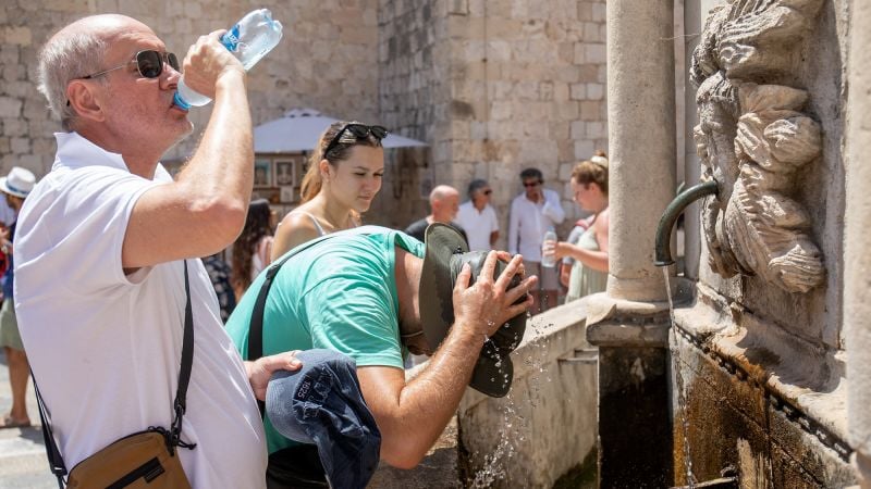 Greece shuts Acropolis and Adriatic Sea hits record-high temperature as extreme heat bakes Europe