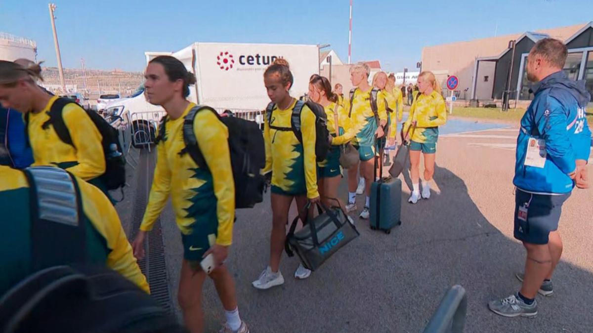 Matildas land in Paris days out from first Olympic clash with Germany