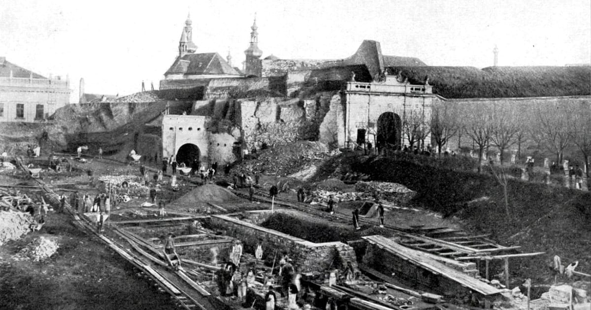 July 20, 1874: demolition of Prague fortification walls begins