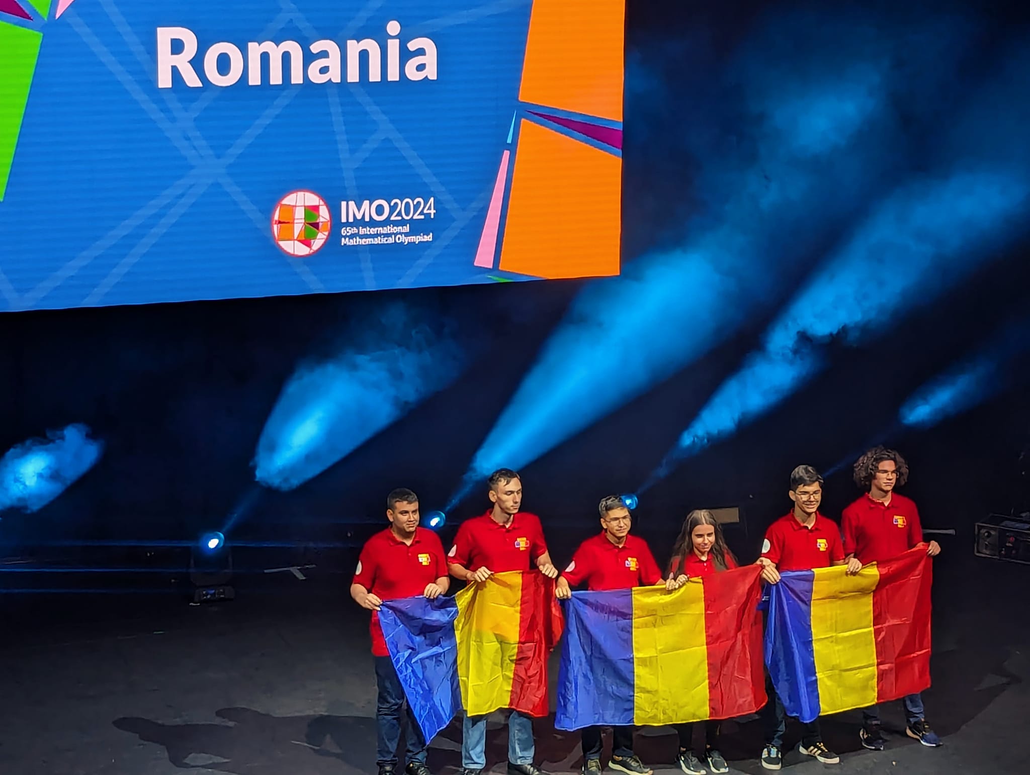 Romania won 6 medals at the International Mathematics Olympiad