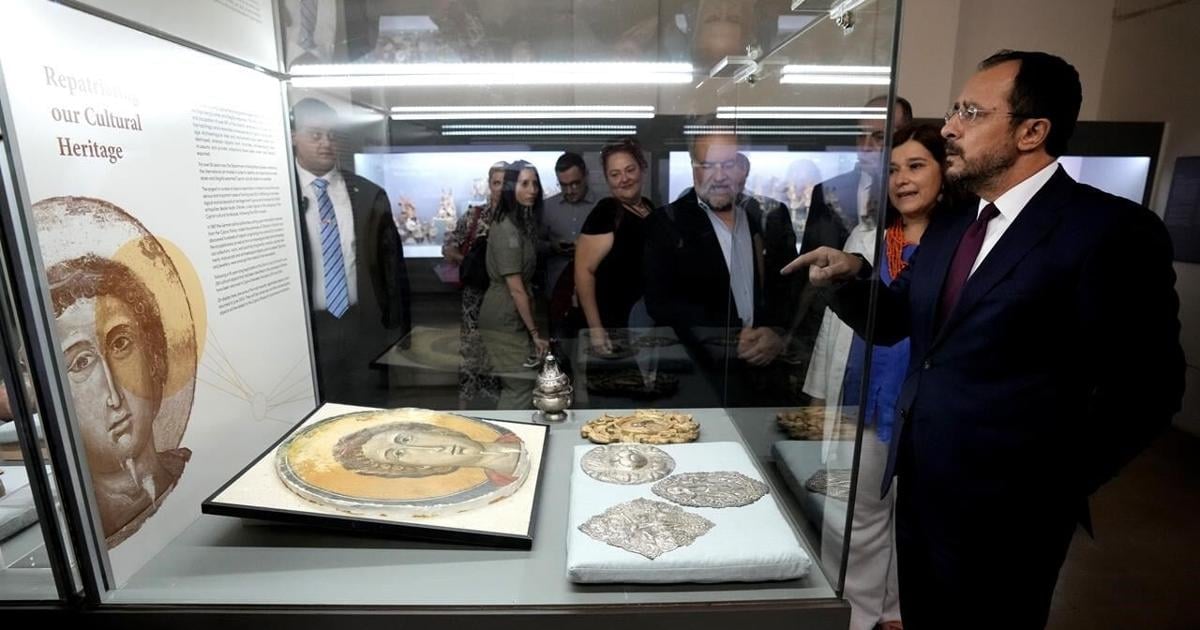 Cyprus displays once-looted antiquities dating back thousands of years