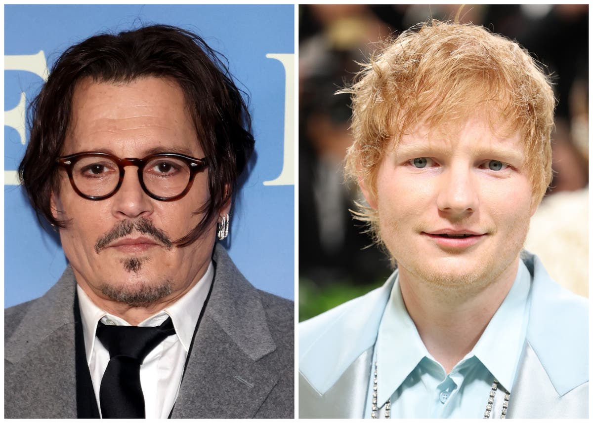 Ed Sheeran faces backlash after having pint with Johnny Depp in Italy and posing for photo