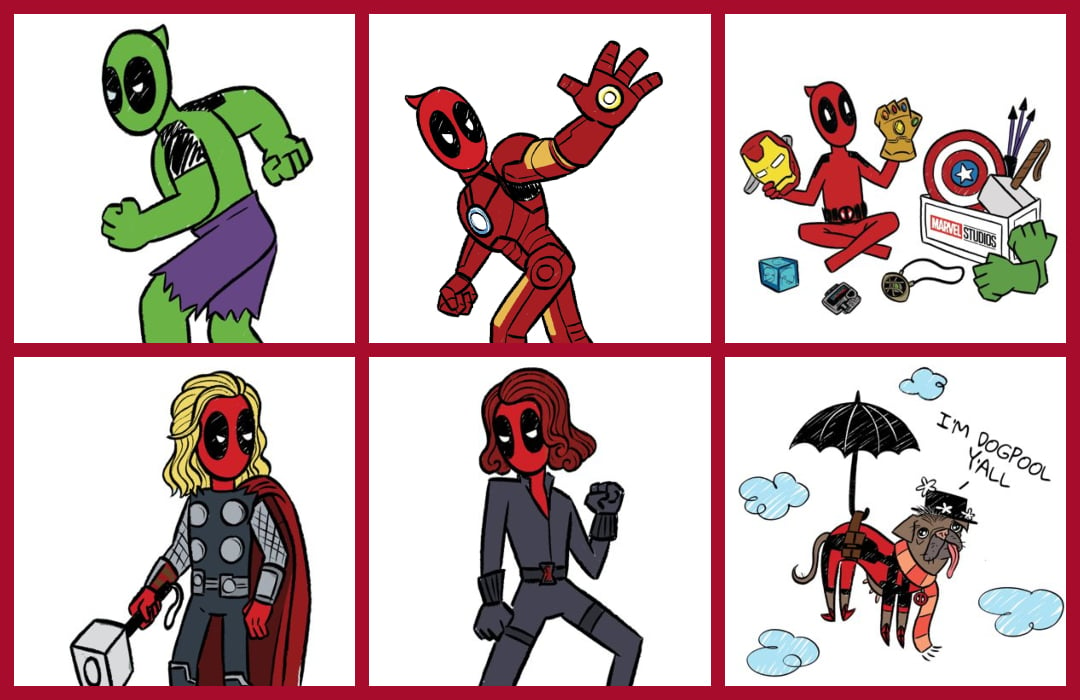 Deadpool 'hacks' into Marvel superheroes' accounts to replace their profile pics with himself