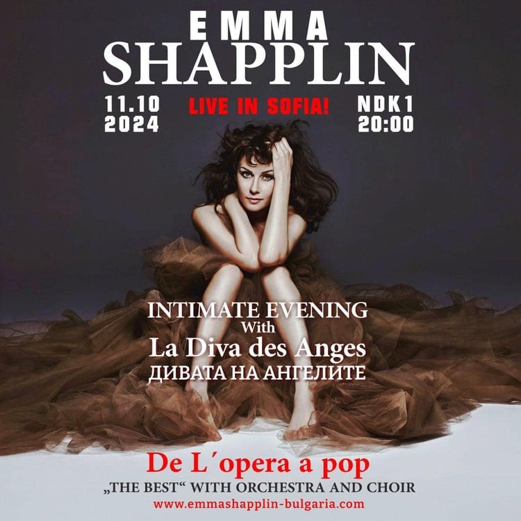 French Soprano Emma Shapplin to Perform in Sofia
