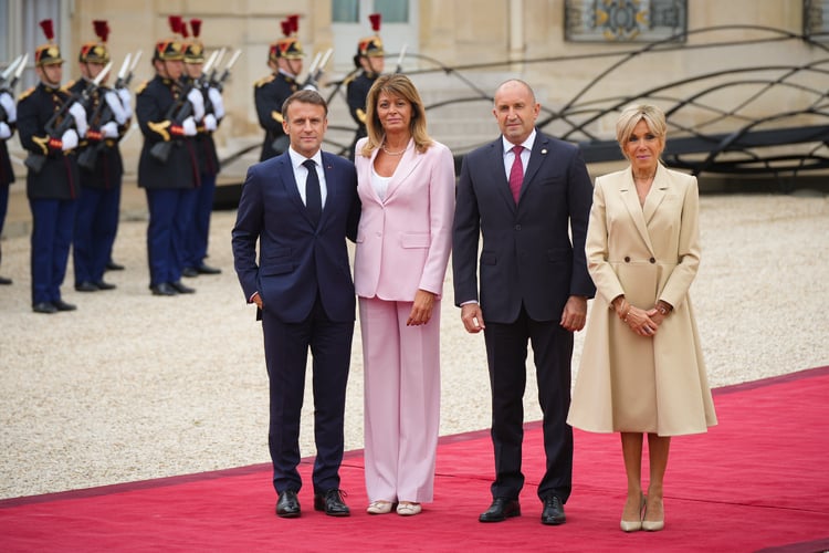 President Rumen Radev Attends Reception at Elysee Palace before Olympic Games Opening