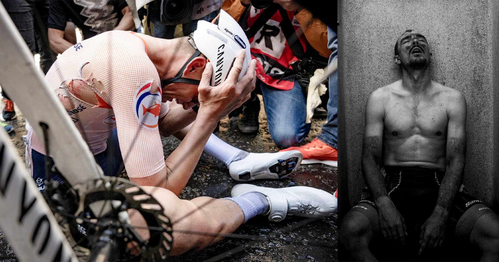Photographer Captures the Suffering Endured by Professional Cyclists