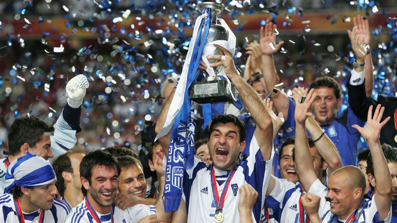 Remembering Greece's shock Euro 2004 triumph 20 years later